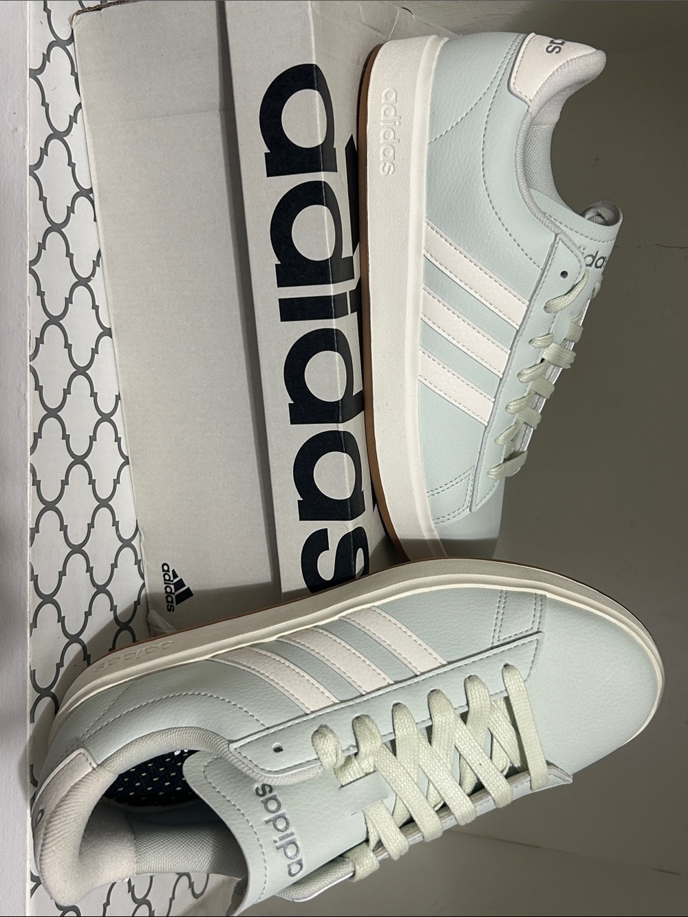 Adidas Mint Green Cloud foam Sneakers